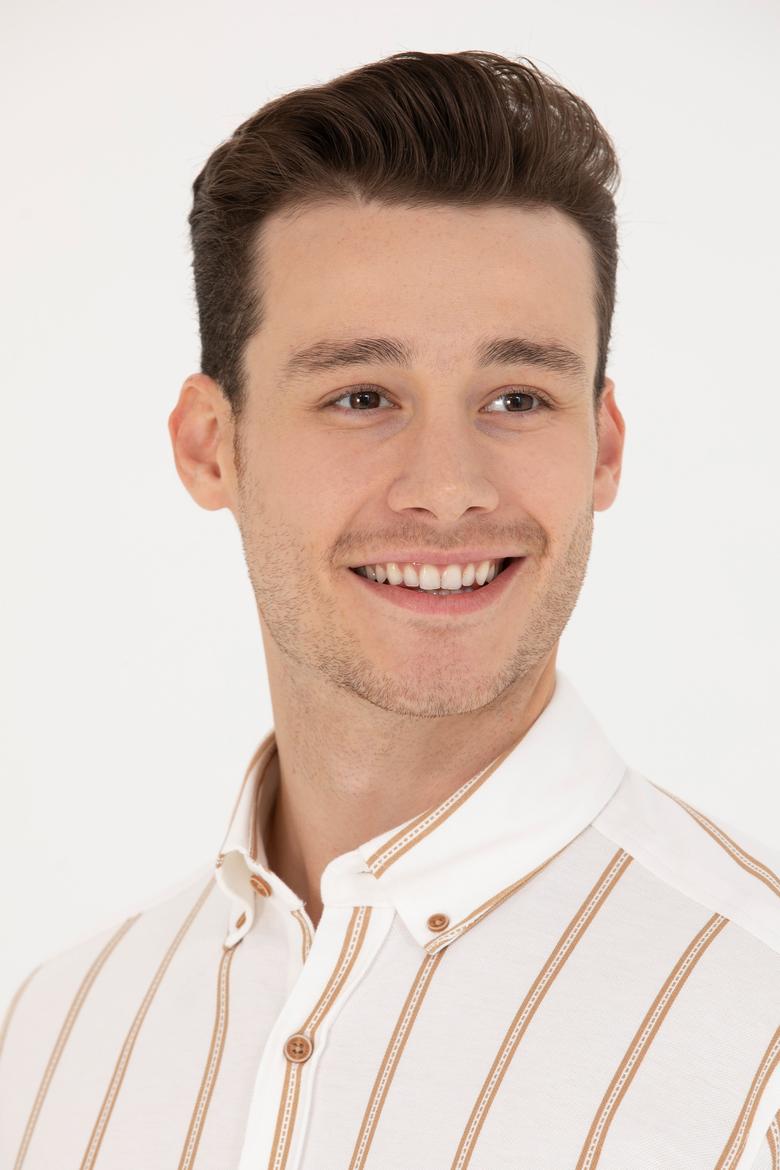 Erkek Beyaz Kısa Kollu Gömlek - 50267384001