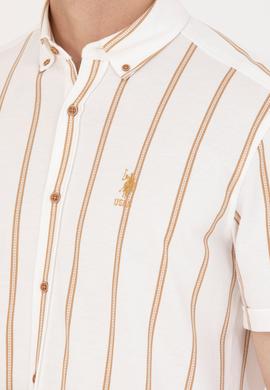 Erkek Beyaz Kısa Kollu Gömlek - 50267384001