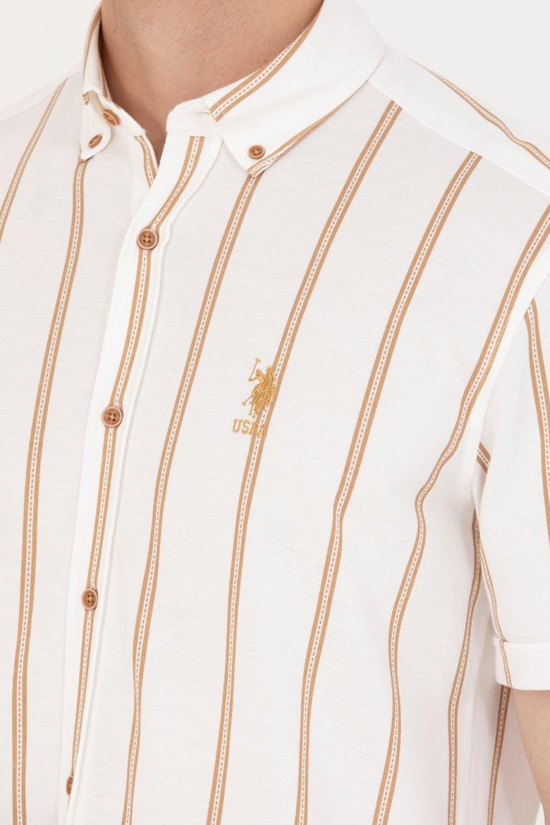 Erkek Beyaz Kısa Kollu Gömlek - 50267384001