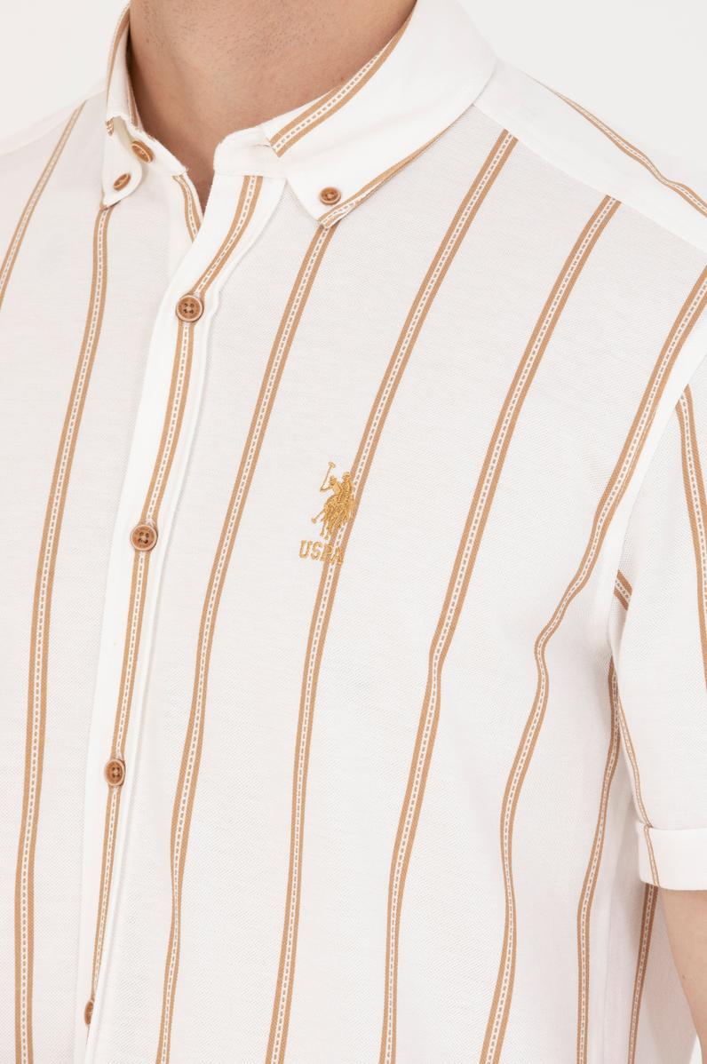 Erkek Beyaz Kısa Kollu Gömlek