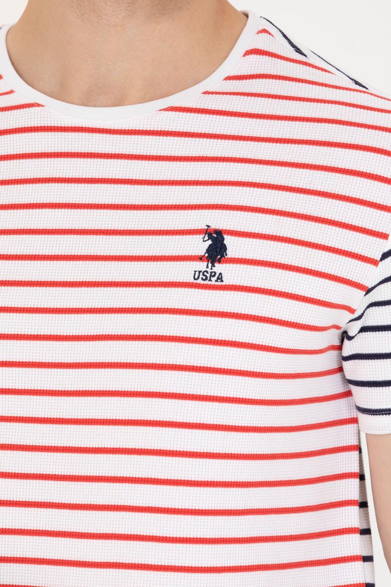 Erkek Kırmızı Bisiklet Yaka Tişört - 50263240011