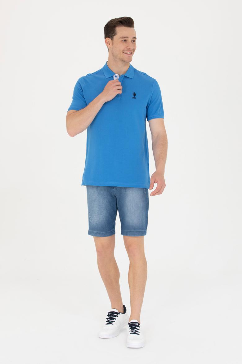 Erkek Saks Basic Polo Yaka Tişört - 50263236131