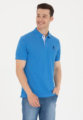 Erkek Saks Basic Polo Yaka Tişört - 50263236131