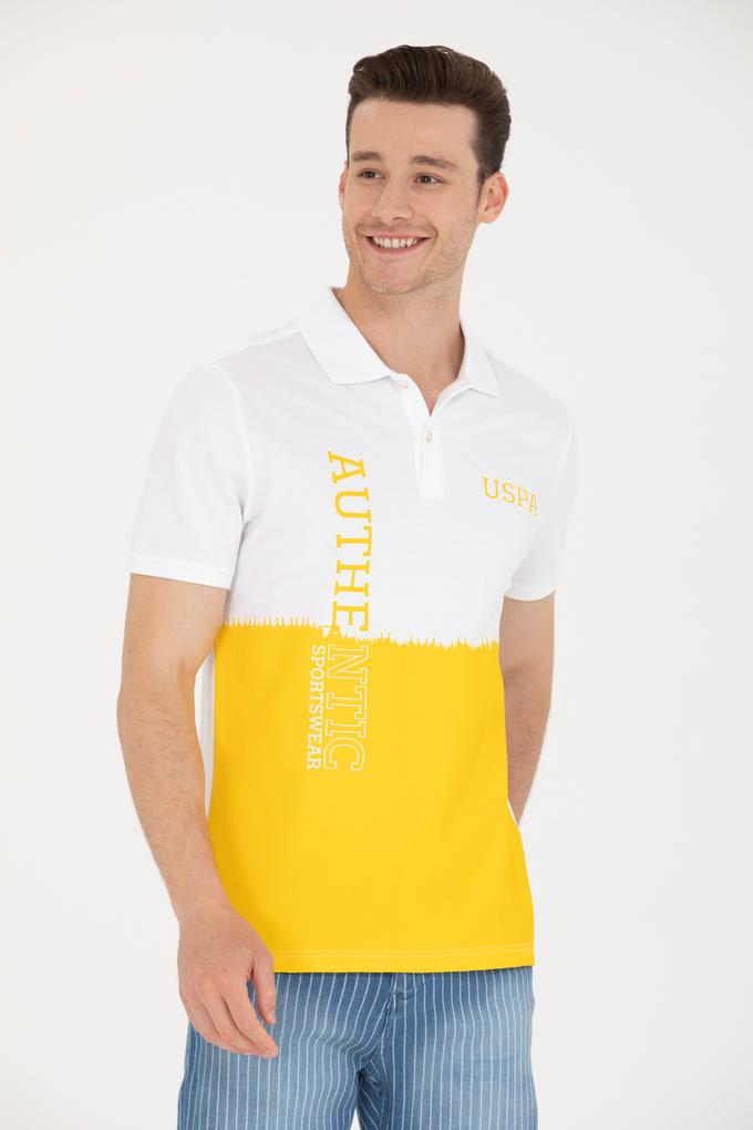 Erkek Koyu Sarı Polo Yaka Tişört