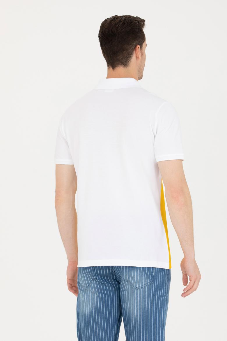 Erkek Koyu Sarı Polo Yaka Tişört - 50264981037