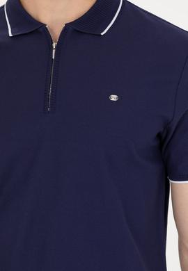 Erkek Lacivert Polo Yaka Tişört - 50263356016