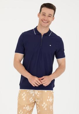 Erkek Lacivert Polo Yaka Tişört - 50263356016
