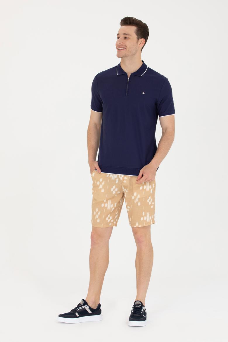 Erkek Lacivert Polo Yaka Tişört - 50263356016