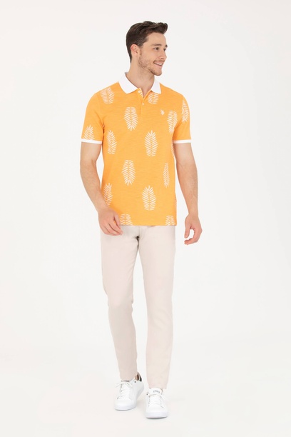 Erkek Slim Fit Taş Kanvas Pantolon