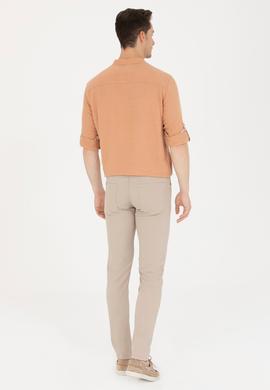 Erkek Bej Kanvas Pantolon - 50264626072