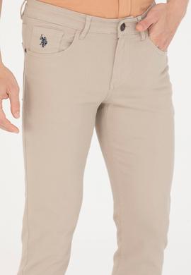 Erkek Bej Kanvas Pantolon - 50264626072