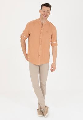 Erkek Bej Kanvas Pantolon - 50264626072