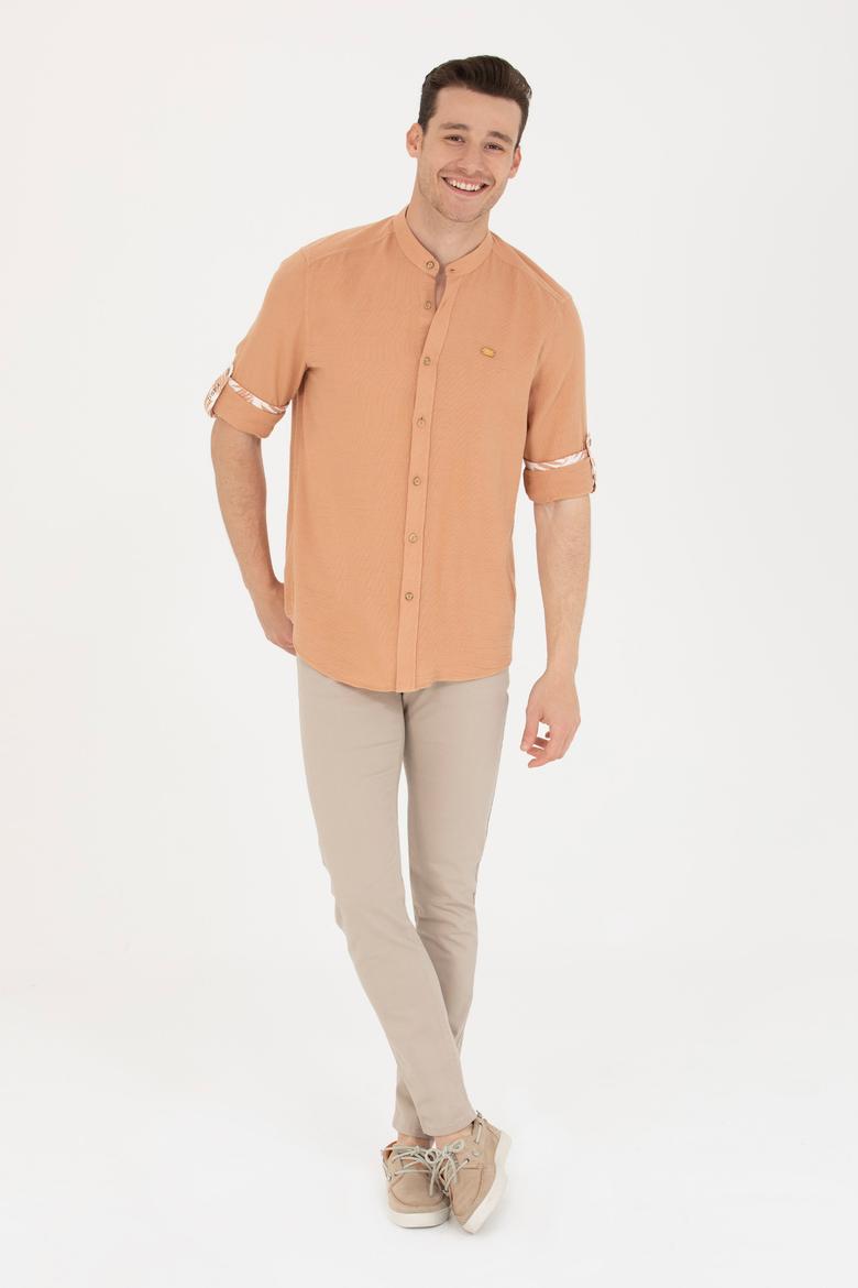 Erkek Bej Kanvas Pantolon - 50264626072