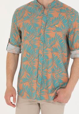 Erkek Mint Uzun Kollu Gömlek - 50263713017