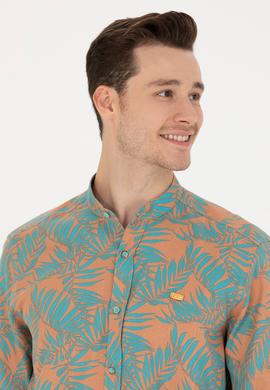 Erkek Mint Uzun Kollu Gömlek - 50263713017