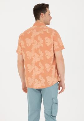 Erkek Kiremit Kısa Kollu Gömlek - 50263878006