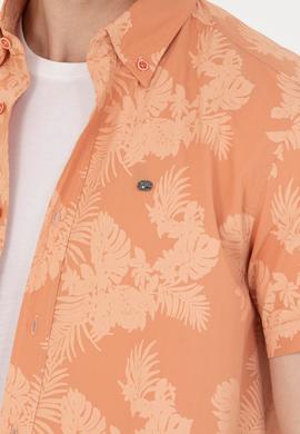 Erkek Kiremit Kısa Kollu Gömlek - 50263878006