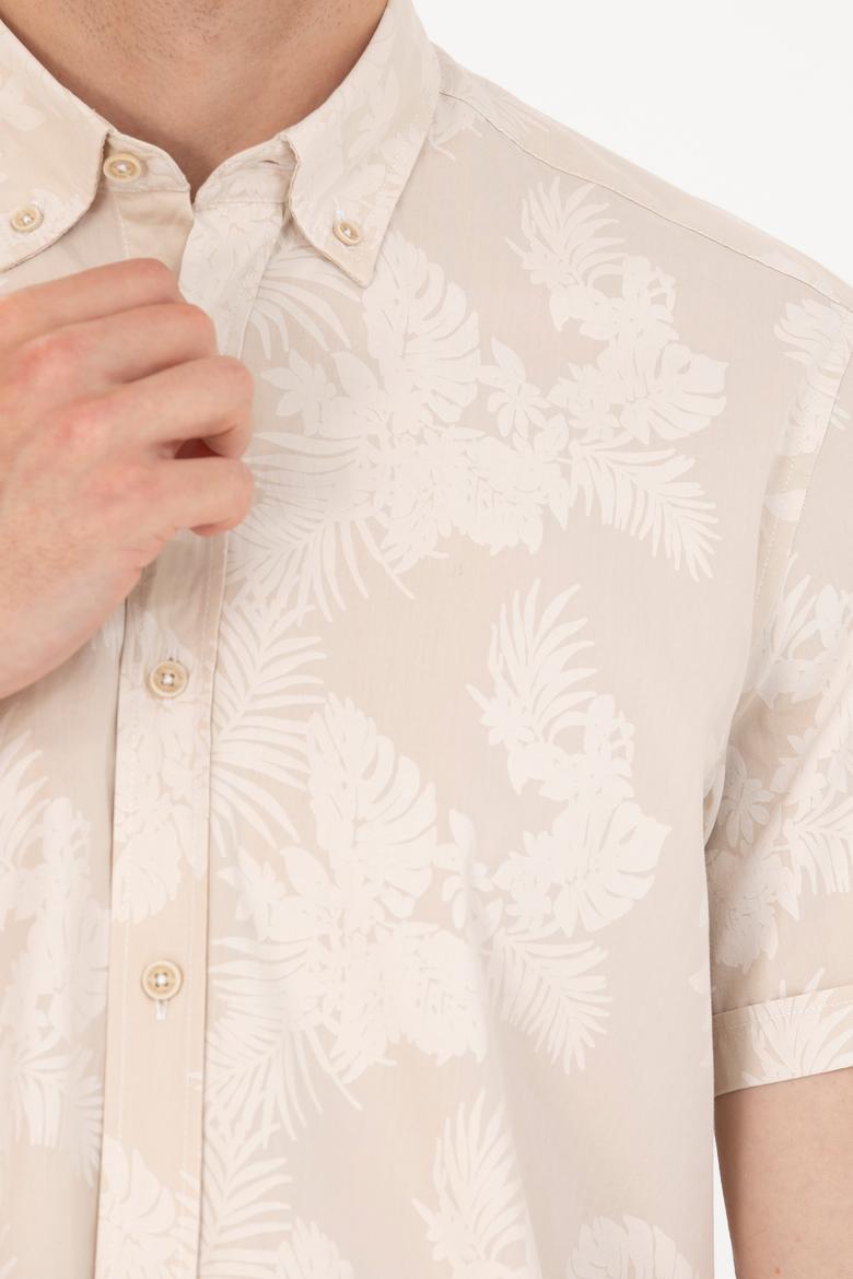 Erkek Taş Kısa Kollu Gömlek - 50263878015