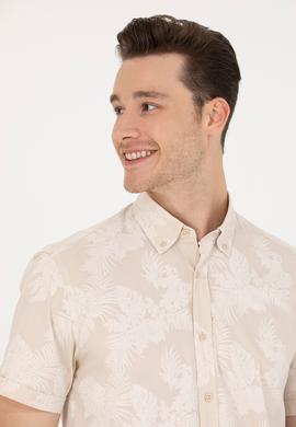 Erkek Taş Kısa Kollu Gömlek - 50263878015