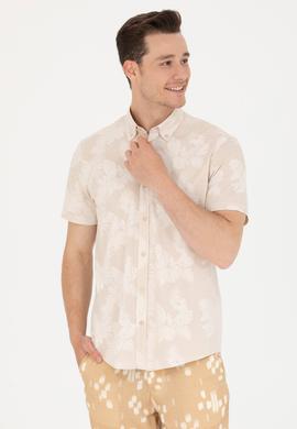 Erkek Taş Kısa Kollu Gömlek - 50263878015