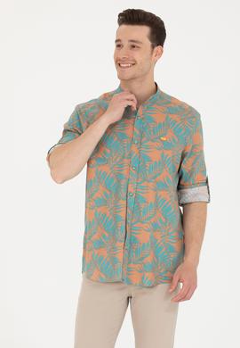 Erkek Mint Uzun Kollu Gömlek - 50263713017