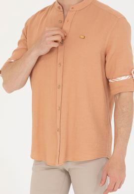Erkek Camel Uzun Kollu Gömlek - 50263721006