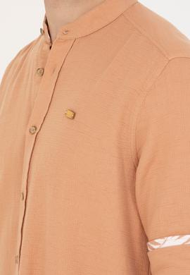 Erkek Camel Uzun Kollu Gömlek - 50263721006