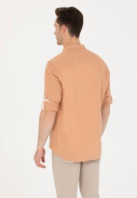 Erkek Camel Uzun Kollu Gömlek - 50263721006