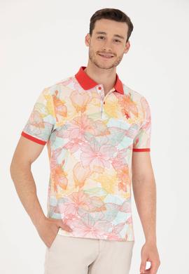 Erkek Kırmızı Polo Yaka Tişört - 50276807031