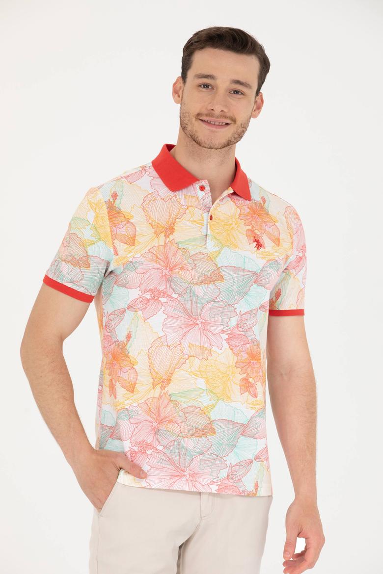 Erkek Kırmızı Polo Yaka Tişört - 50276807031