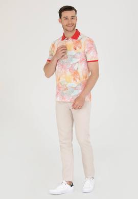 Erkek Kırmızı Polo Yaka Tişört - 50276807031