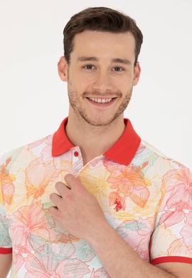 Erkek Kırmızı Polo Yaka Tişört - 50276807031