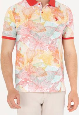 Erkek Kırmızı Polo Yaka Tişört - 50276807031