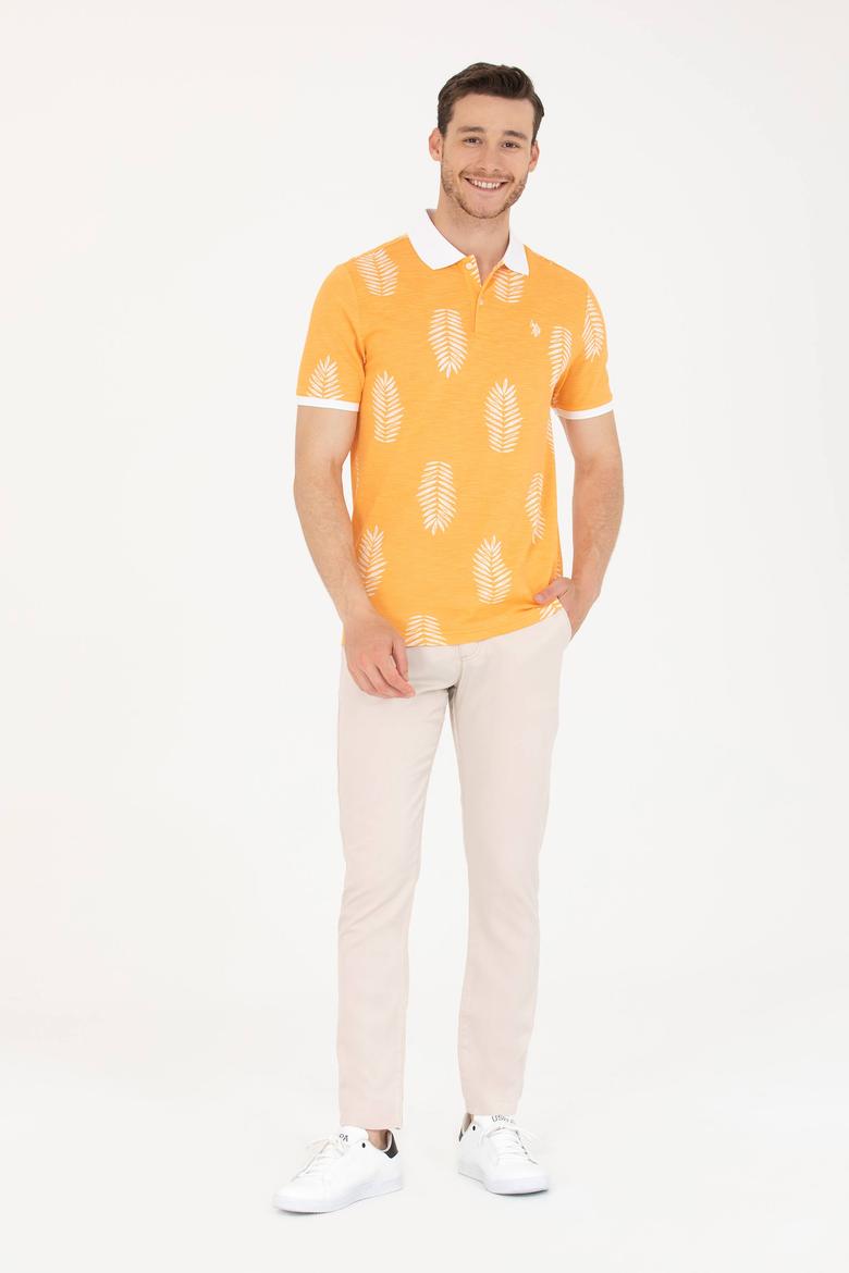 Erkek Turuncu Polo Yaka Tişört - 50276808016