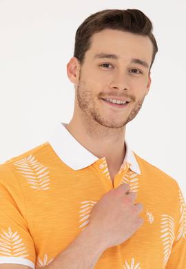 Erkek Turuncu Polo Yaka Tişört - 50276808016