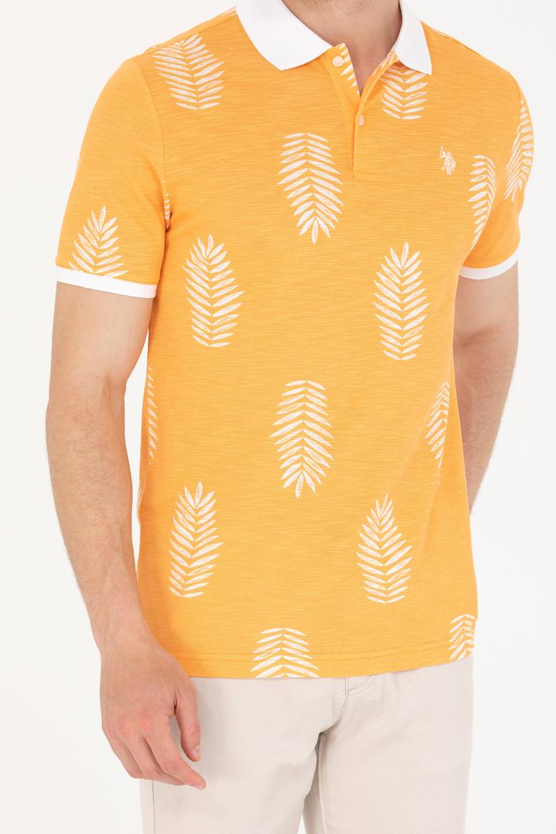 Erkek Turuncu Polo Yaka Tişört - 50276808016