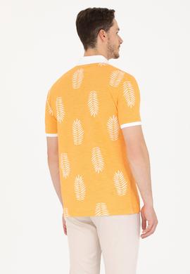 Erkek Turuncu Polo Yaka Tişört - 50276808016