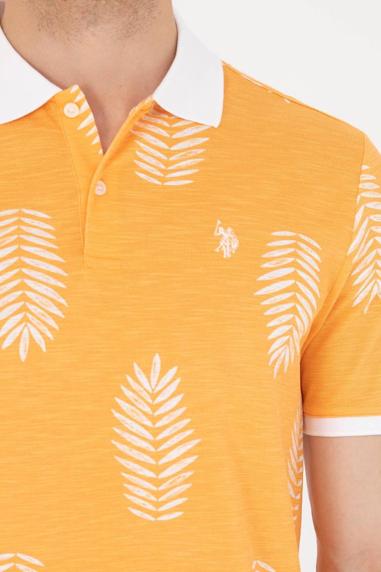 Erkek Turuncu Polo Yaka Tişört - 50276808016