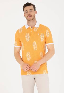 Erkek Turuncu Polo Yaka Tişört - 50276808016