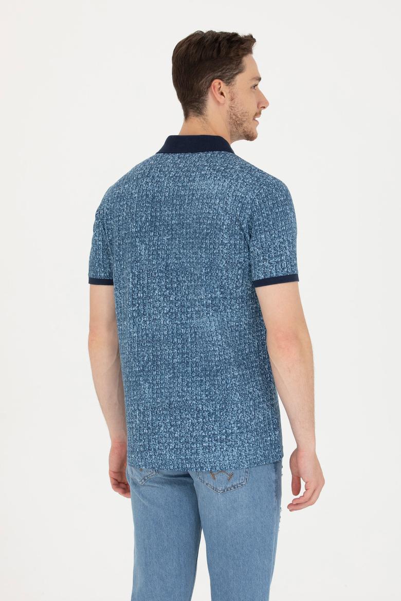 Erkek Lacivert Polo Yaka Tişört - 50276809031