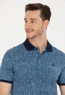 Erkek Lacivert Polo Yaka Tişört - 50276809031