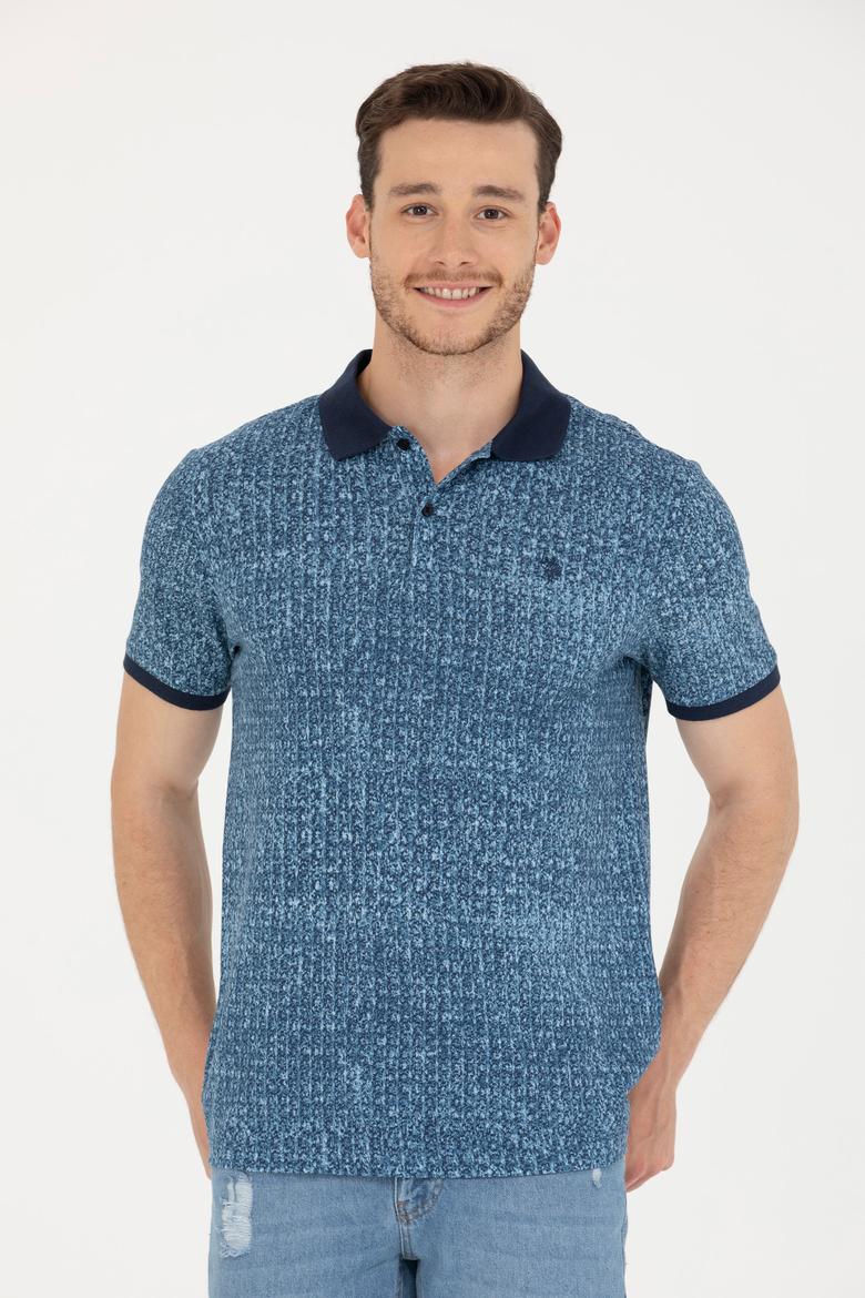 Erkek Lacivert Polo Yaka Tişört