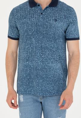 Erkek Lacivert Polo Yaka Tişört - 50276809031