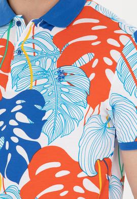 Erkek Beyaz Polo Yaka Tişört - 50276819046