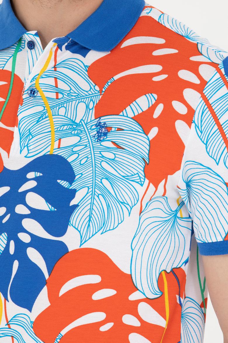 Erkek Beyaz Polo Yaka Tişört - 50276819046