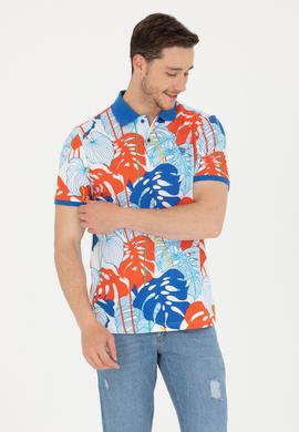 Erkek Beyaz Polo Yaka Tişört - 50276819046