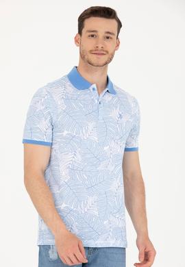 Erkek Kobalt Polo Yaka Tişört - 50276785037