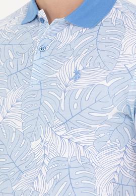 Erkek Kobalt Polo Yaka Tişört - 50276785037