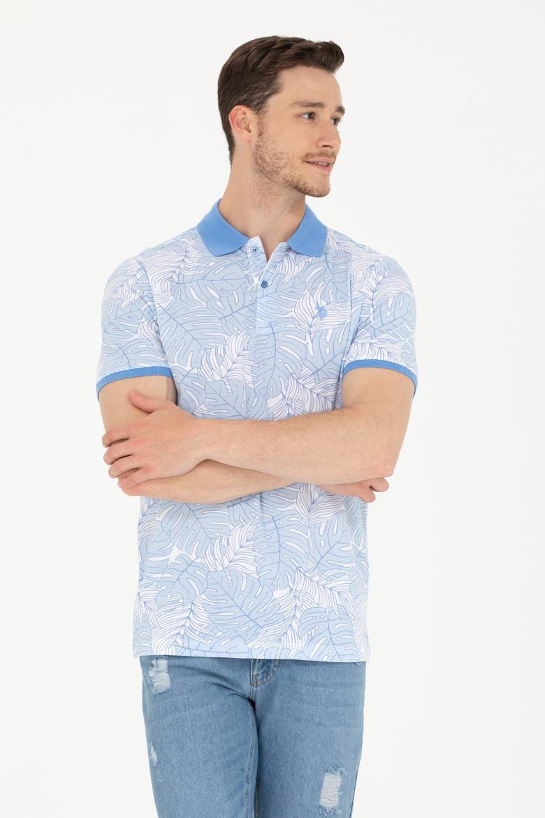 Erkek Kobalt Polo Yaka Tişört - 50276785037