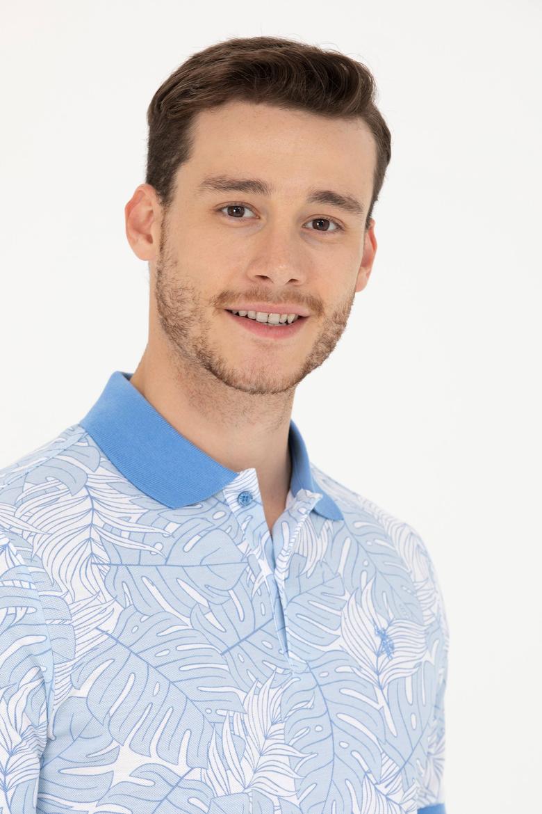 Erkek Kobalt Polo Yaka Tişört - 50276785037